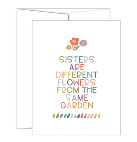 Sister's are Flowers Card