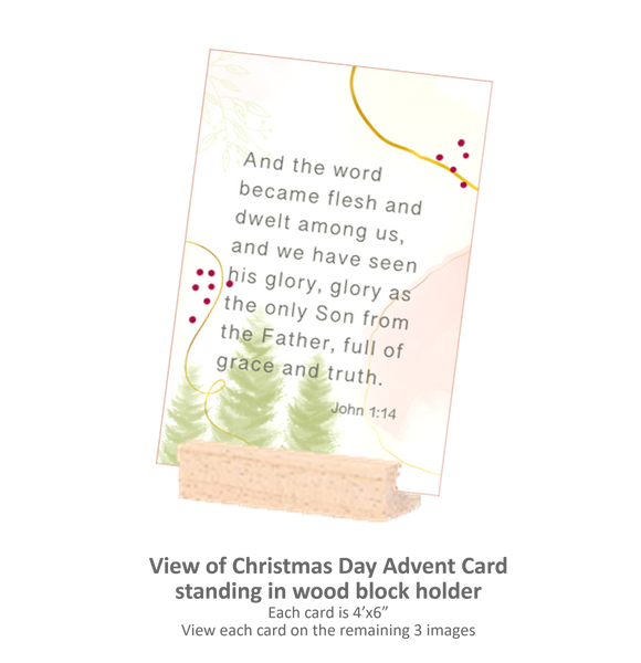 Advent Cards for 2021  (set of 6)