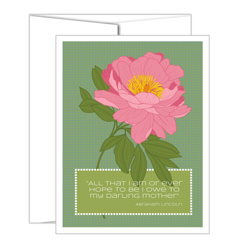 All That I Am  -peony card