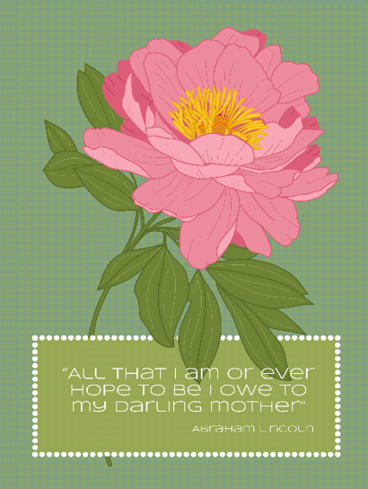 All That I Am  -peony card