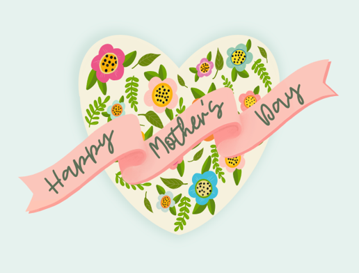Happy Mothers Day  --heart