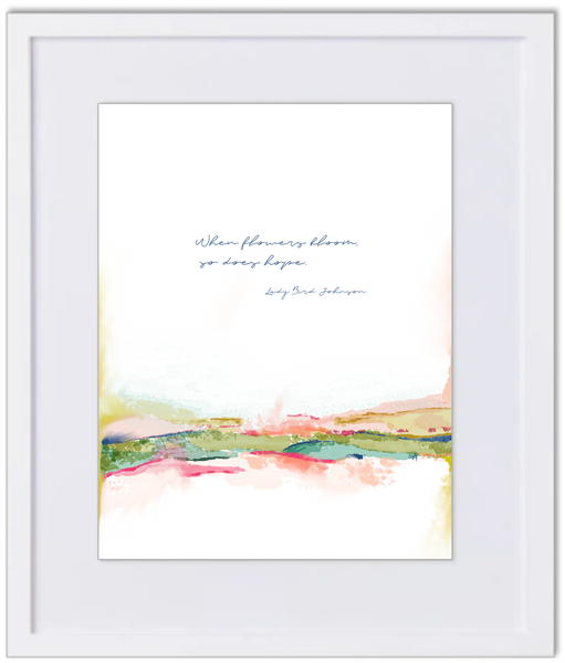 Lady Bird Watercolor  8x10