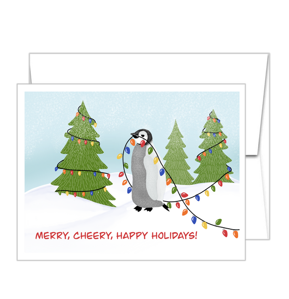 Penguin Lighting 2 Trees