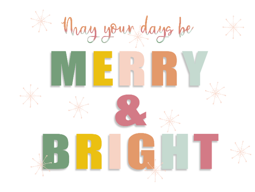 Rainbow Merry & Bright